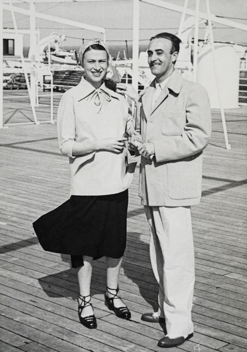 1948-sept-Cicero-et-Raymonde-Dias-retour-en-Europe-bateau-Andes